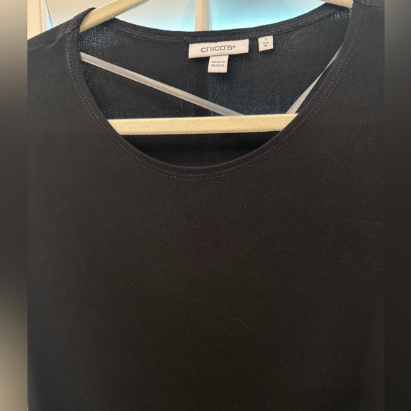 Chico’s Travelers Classic Maxi Dress in black size M (1) - Picture 4 of 4